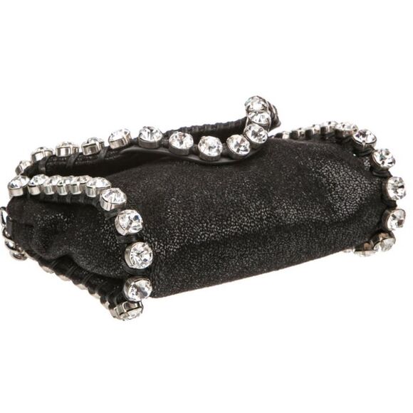 *Stella McCartney* Vegan Metallic Suede *Crystal-Studded* Mini Crossbody … - Picture 5 of 8